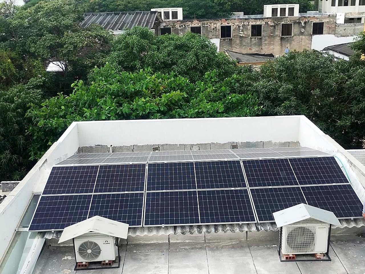 Residencia Villa Country — instalación de paneles solares en Barranquilla, Atlántico